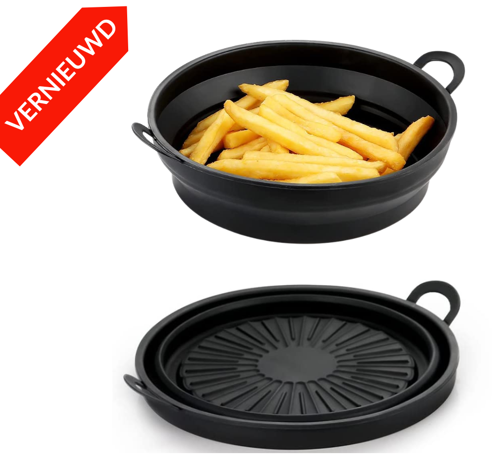 Multifunktionale Silikon-Auflaufform für Airfryer – langlebig und wiederverwendbar