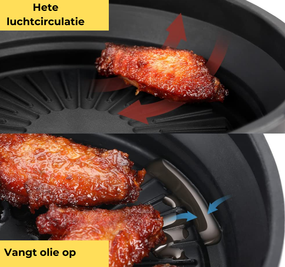 Multifunctionele Siliconen Ovenschaal voor Airfryer - Duurzaam en Herbruikbaar